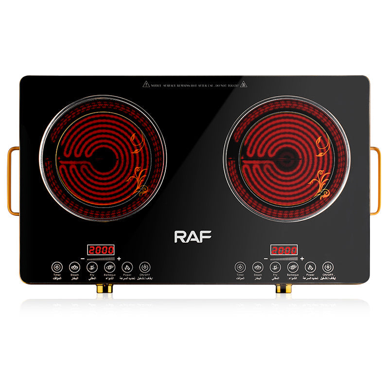 RAF Electric Stove R.8088 Double Burner 7000 watt