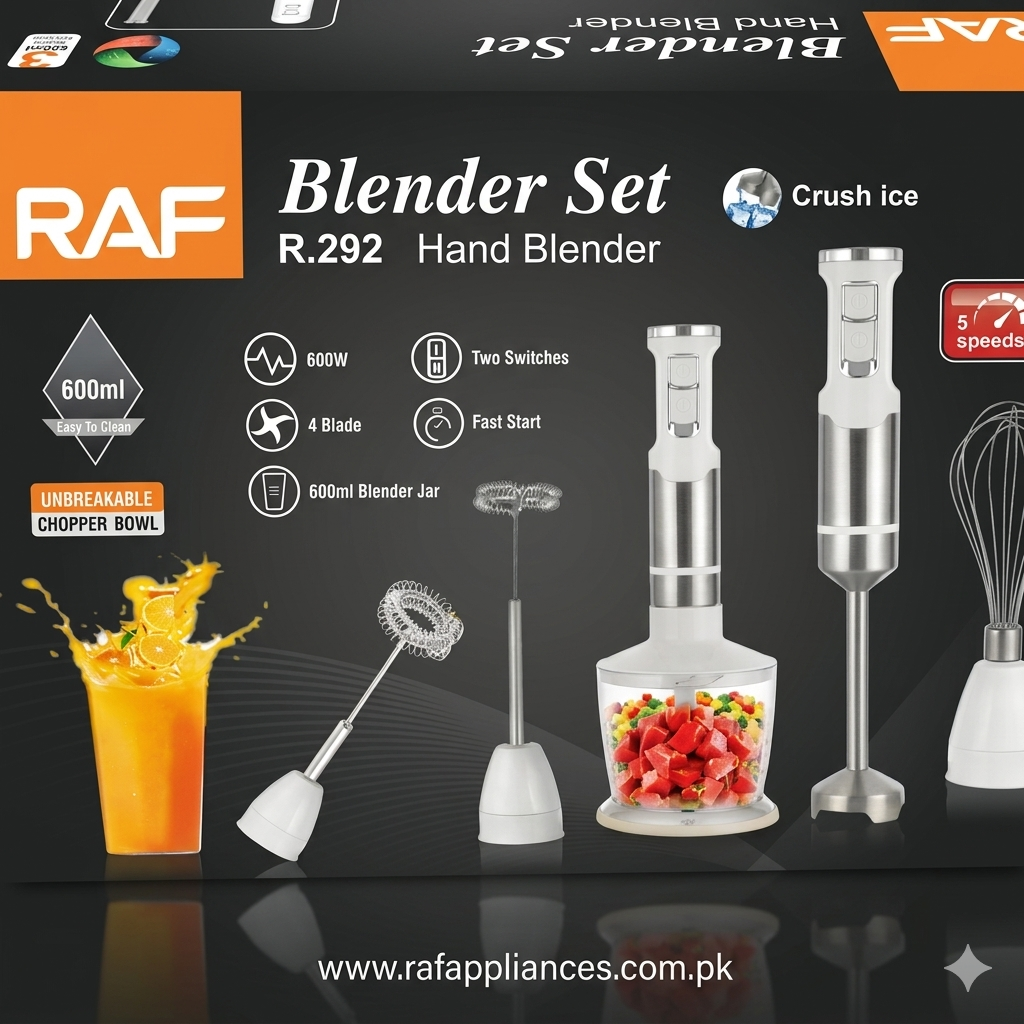 RAF Hand Blender 5 in 1