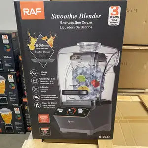 RAF Blender Smoothie Mixer Heavy Duty Industrial Commercial Soundproof Blender